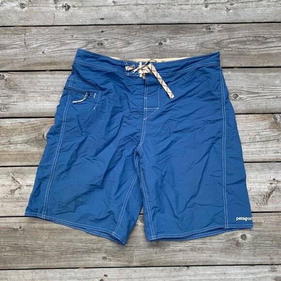 2016 Patagonia Solid Wavefarer Board Shorts Size 34 - Picture 2 of 7
